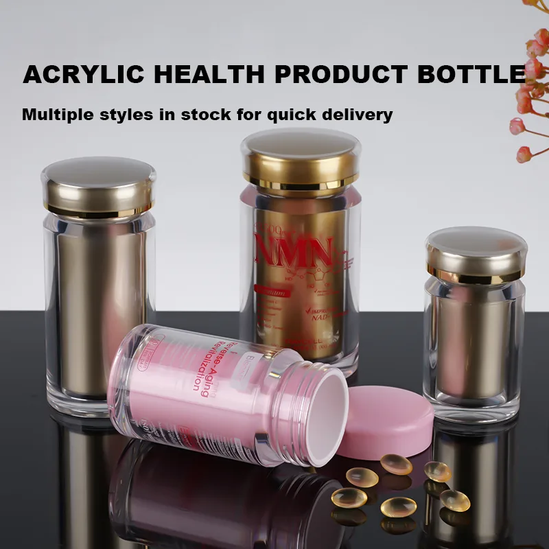 Bagaimana botol akrilik menonjol dalam wadah minuman dengan 
